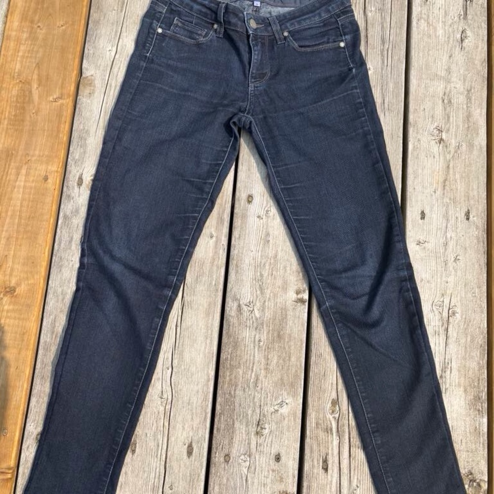 PAIGE Blue Skyline Skinny Jeans